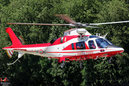 Hélicoptère AW109 VF80 Vigili del Fuoco