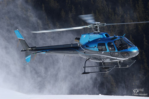 Hélicoptère AS350 BA Ecureuil F-GJRP de MONT BLANC HELICOPTERES