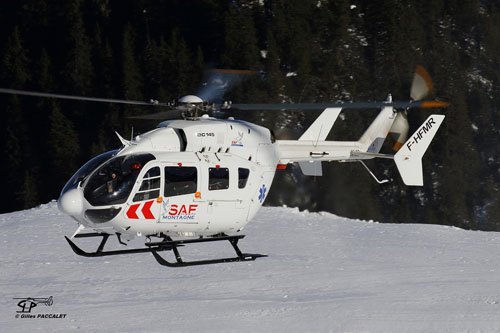 Hélicoptère EC145 F-HFMR de SAF HELICOPTERES