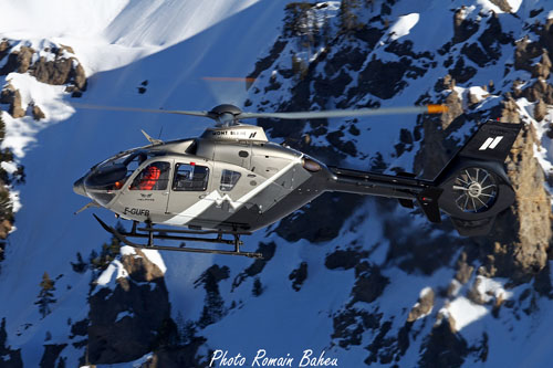 Hélicoptère EC135 F-GUFB de MONT BLANC HELICOPTERES