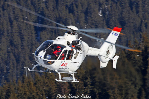 Hélicoptère EC135 F-GMON de SAF HELICOPTERES