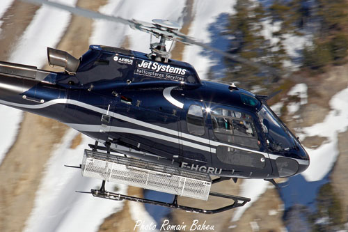 Hélicoptère H125 / AS350 Ecureuil B3E F-HGRU de Jet Systems Helicopeteres Services