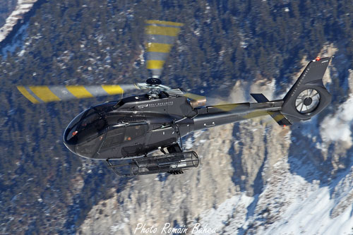 Hélicoptère H130 F-GGUN d'HELI SECURITE