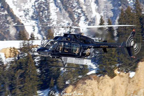 Hélicoptère Bell 407 F-HOAH d'Alpes Helicopteres