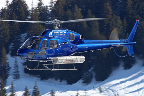 Hélicoptère AS355N Ecureuil 2 F-GTKA de MONT BLANC HELICOPTERES