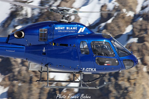 Hélicoptère AS355N Ecureuil 2 F-GTKA de MONT BLANC HELICOPTERES