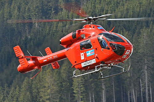 Hélicoptère de secours MD902 OE-XII Martin 6 d'HELI TIROL