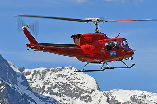 Hélicoptère Bell 212 OE-XAA d'HELI AUSTRIA