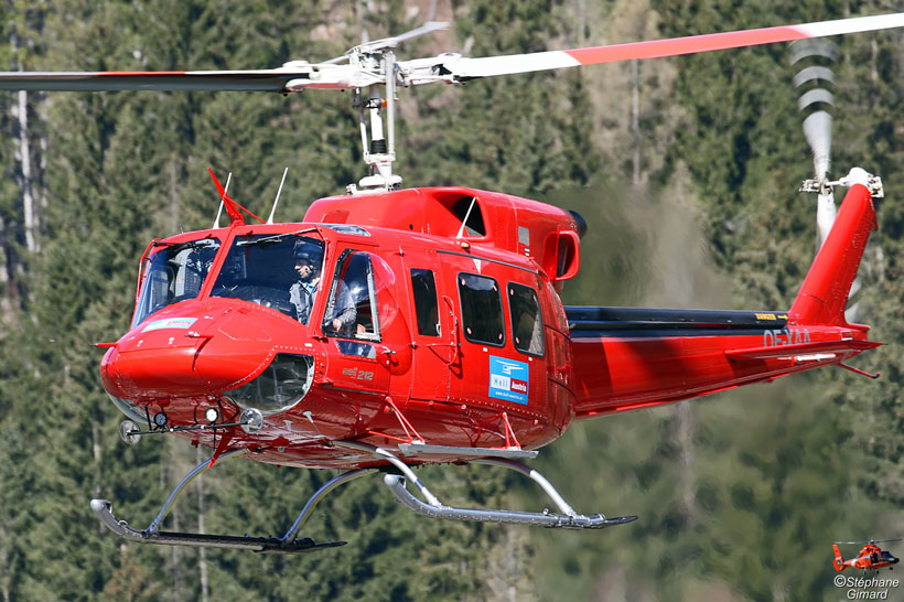 Hélicoptère Bell 212 OE-XAA d'HELI AUSTRIA