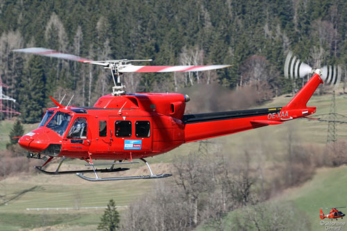 Hélicoptère Bell 212 OE-XAA d'HELI AUSTRIA