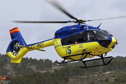 Hélicoptère secours H145 EC-MOT SESCAM Espagne