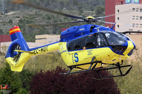 Hélicoptère secours H145 EC-MOT SESCAM Espagne