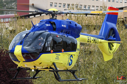 Hélicoptère secours H145 EC-MOT SESCAM Espagne