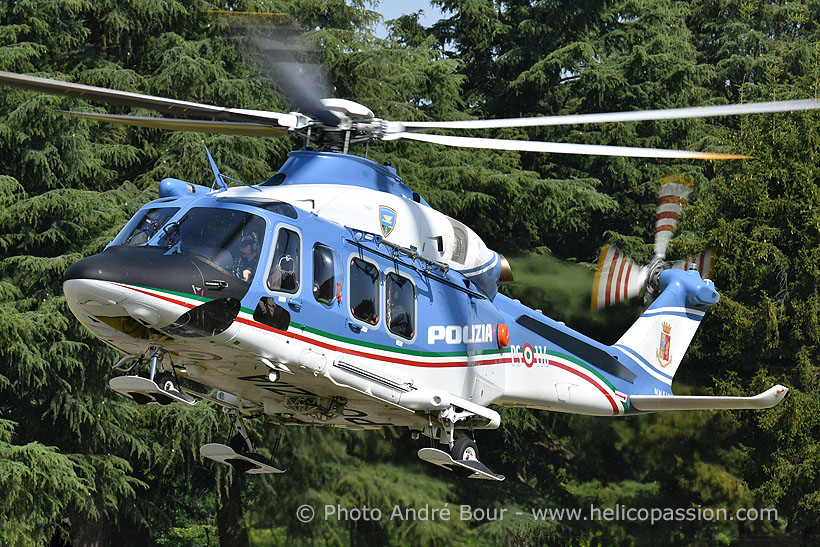 Hélicoptère AW139 PS116 Polizia