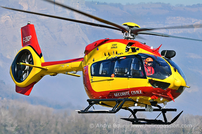 Hélicoptère H145 F-ZBQP Sécurité Civile