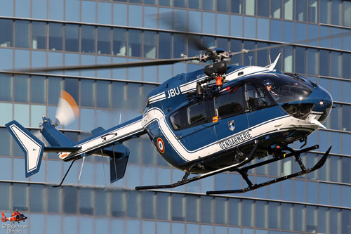 Hélicoptère EC145 JBU de la Gendarmerie Nationale