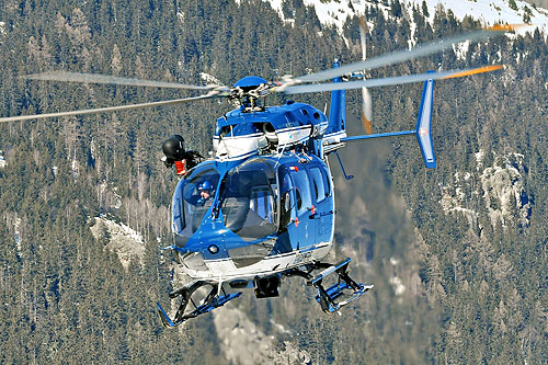 Hélicoptère EC145 JBT de la Gendarmerie Nationale