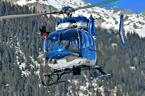 Hélicoptère EC145 JBT de la Gendarmerie Nationale