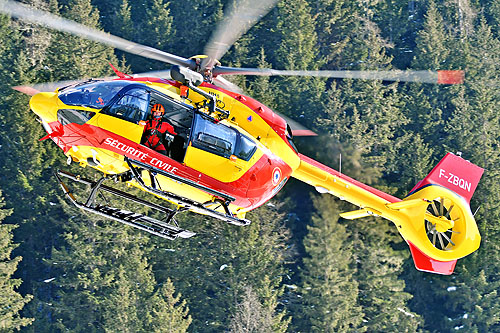 Hélicoptère H145 D3 F-ZBQN de la Sécurité Civile