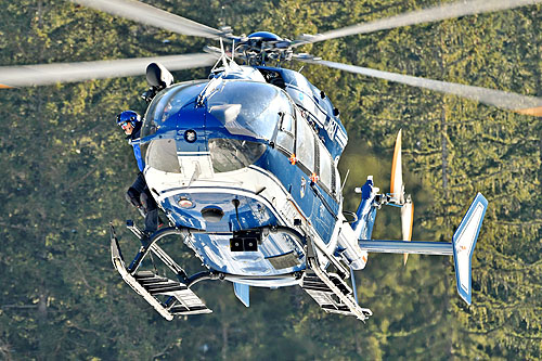 Hélicoptère EC145 JBT de la Gendarmerie Nationale