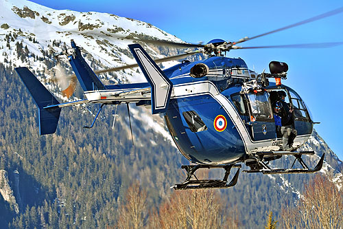 Hélicoptère EC145 JBT de la Gendarmerie Nationale