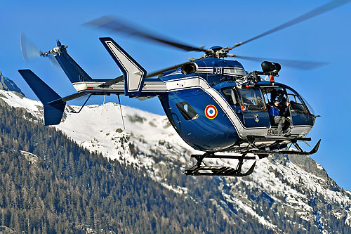 Hélicoptère EC145 JBT de la Gendarmerie Nationale