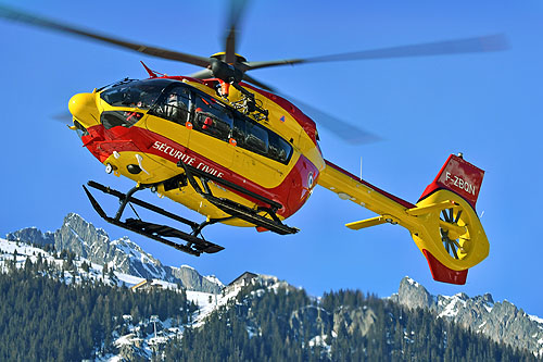 Hélicoptère H145 D3 F-ZBQN de la Sécurité Civile