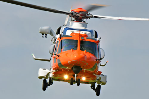 Hélicoptère SAR AW189 PH-NCG Coastguard Pays-Bas