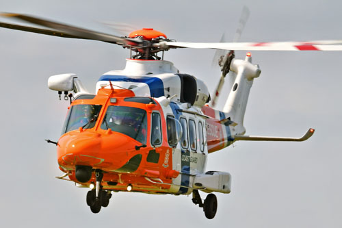 Hélicoptère SAR AW189 PH-NCG Coastguard Pays-Bas