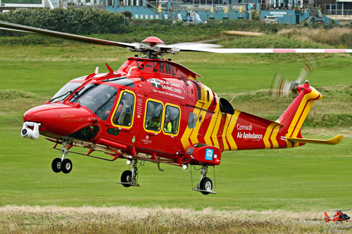 Hélicoptère AW169 G-CRWL Cornwall Air Ambulance