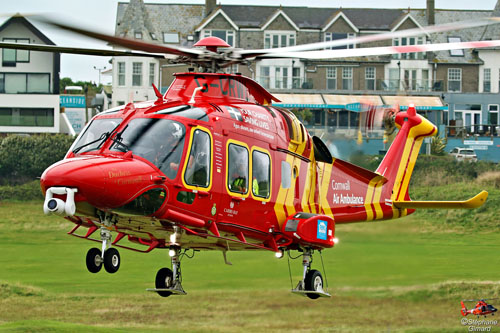 Hélicoptère AW169 G-CRWL Cornwall Air Ambulance