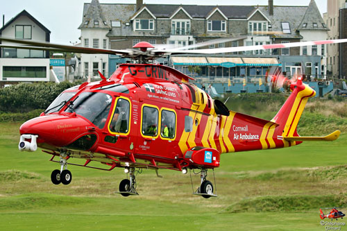 Hélicoptère AW169 G-CRWL Cornwall Air Ambulance