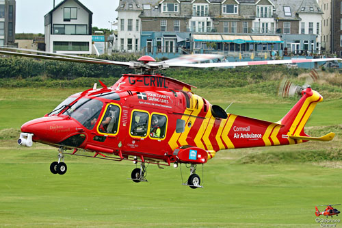 Hélicoptère AW169 G-CRWL Cornwall Air Ambulance