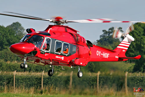 Hélicoptère AW169 OY-HOF Unifly