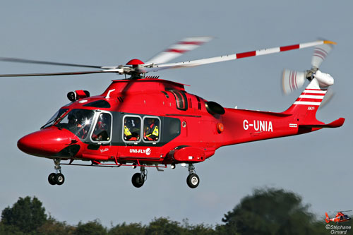 Hélicoptère AW169 G-UNIA Unifly