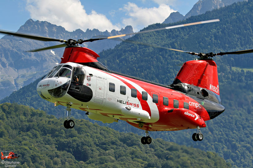 Hélicoptère KV107 N185CH HELISWISS INTERNATIONAL