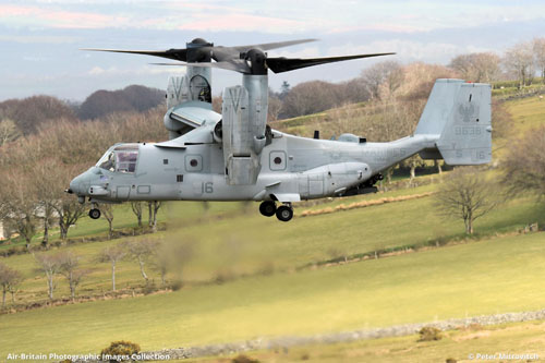 Hélicoptère à rotors basculants (convertible) MV22B Osprey des Marines US