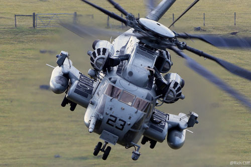 Hélicoptère CH53E SuperStallion des Marines US