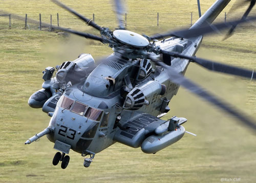 Hélicoptère CH53E SuperStallion des Marines US