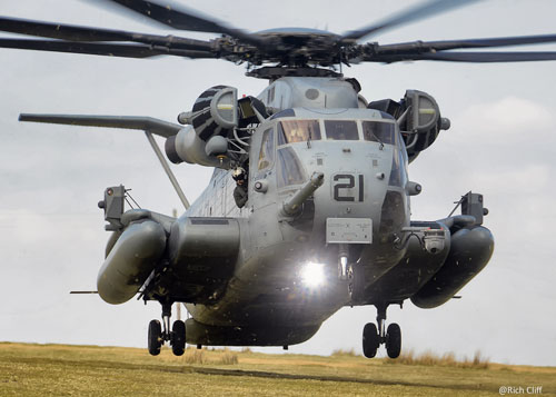 Hélicoptère CH53E SuperStallion des Marines US