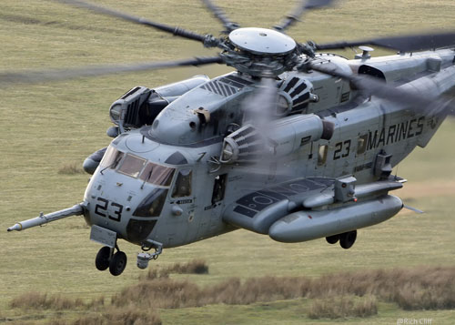 Hélicoptère CH53E SuperStallion des Marines US