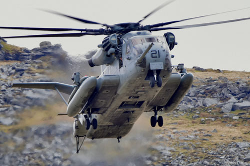 Hélicoptère CH53E SuperStallion des Marines US