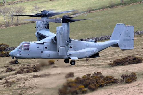 Hélicoptère à rotors basculants (convertible) MV22B Osprey des Marines US