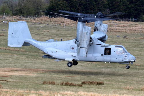 Hélicoptère à rotors basculants (convertible) MV22B Osprey des Marines US