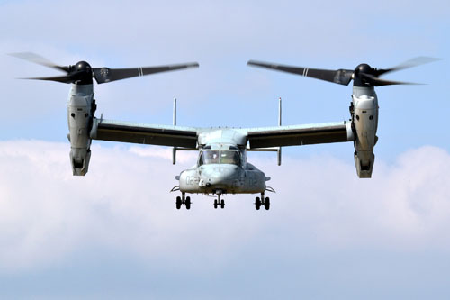 Hélicoptère à rotors basculants (convertible) MV22B Osprey des Marines US