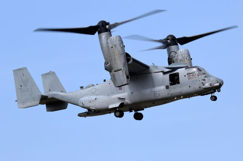 Hélicoptère à rotors basculants (convertible) MV22B Osprey des Marines US