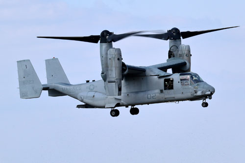 Hélicoptère à rotors basculants (convertible) MV22B Osprey des Marines US