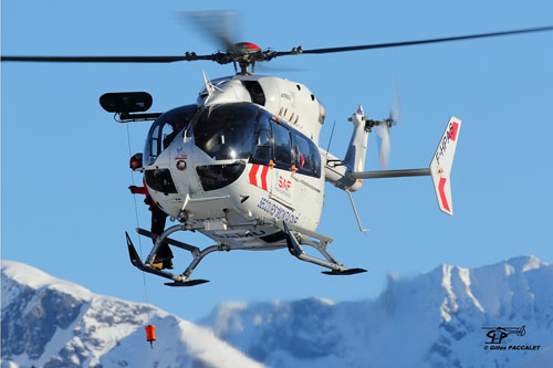 Hélicoptère EC145 F-HPAS de SAF HELICOPTERES