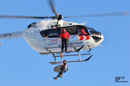 Hélicoptère EC145 F-HPAS de SAF HELICOPTERES