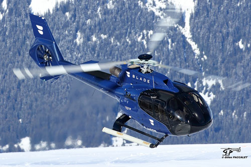 Hélicoptère H130 F-HSTS d'HELI SECURITE, affrêté par BLADE